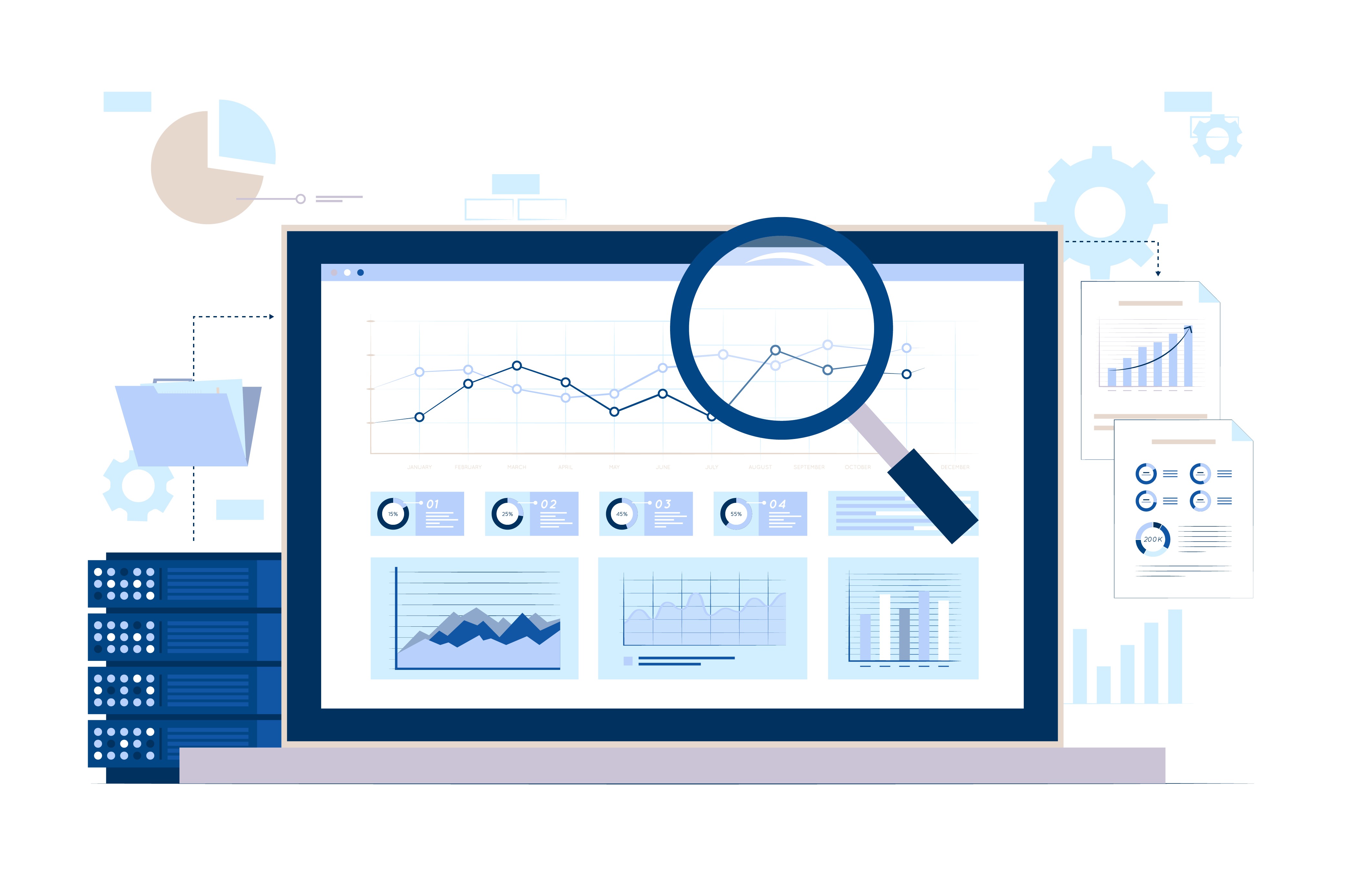 Market Intelligence Illustration
